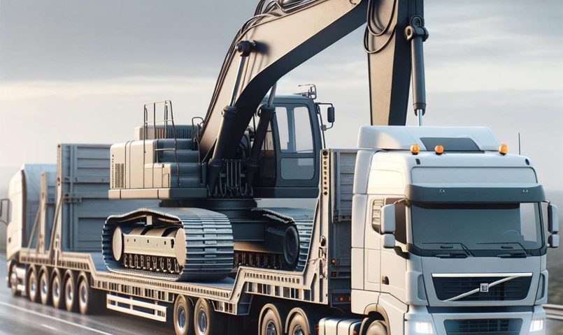 Heavy machinery transportation services